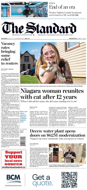 Cover of The Standard (St. Catharines)