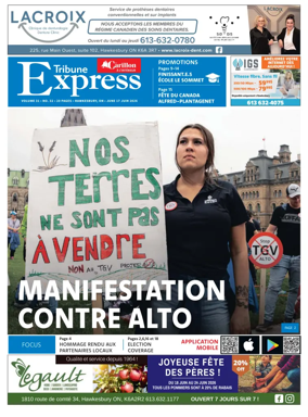 Cover of Tribune Express