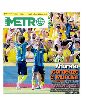 Cover of Publimetro Colombia