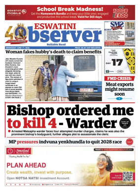 Cover of Eswatini Observer