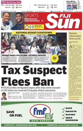 Cover of Fiji Sun