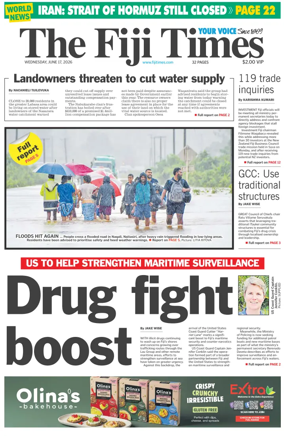 Cover of The Fiji Times