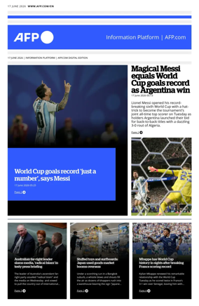 Cover of AFP English