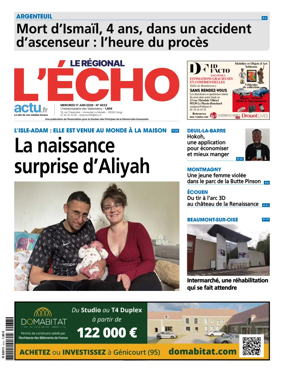Cover of L'Echo le Regional