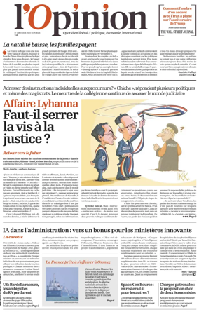 Cover of L'Opinion