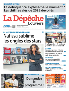 Cover of La Depeche Louviers