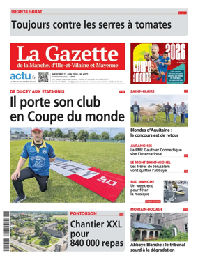 Cover of La Gazette de la Manche