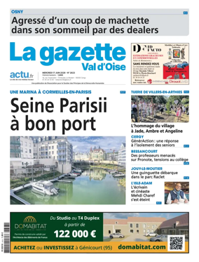 Cover of La Gazette Val d'Oise