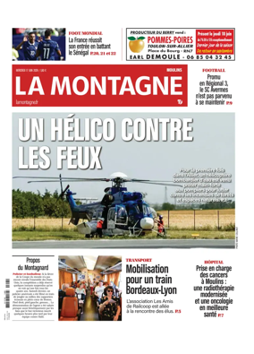 Cover of La Montagne (Moulins)
