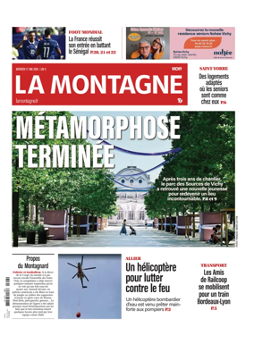 Cover of La Montagne (Vichy)