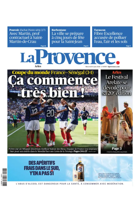 Cover of La Provence Arles