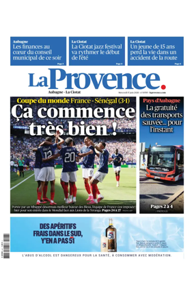 Cover of La Provence Aubagne-La Ciotat