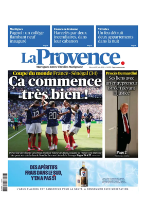 Cover of La Provence Martigues-Istres-Vitrolles-Marignane