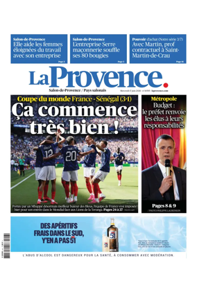 Cover of La Provence Salon-de-Provence / Pays salonais