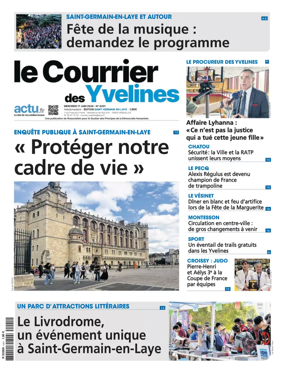 Cover of Le Courrier des Yvelines (Saint-Germain-en-Laye)