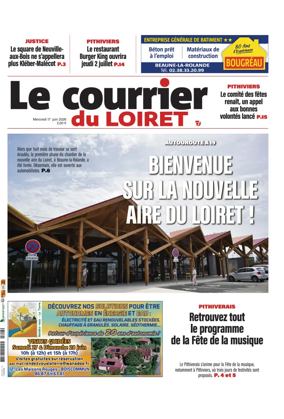 Cover of Le Courrier du Loiret