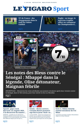 Cover of Le Figaro Sport