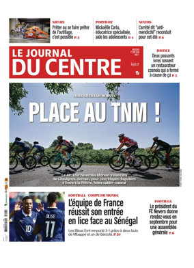 Cover of Le Journal du Centre