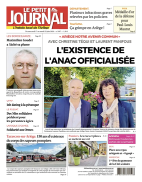 Cover of Le Petit Journal - L'hebdo local de l'Ariege