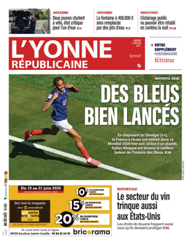 Cover of L'Yonne Republicaine