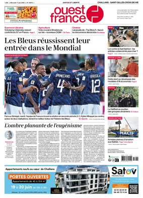 Cover of Ouest France (Challans / Saint-Gilles-Croix-de-Vie)