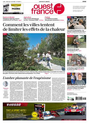 Cover of Ouest France (Orne)