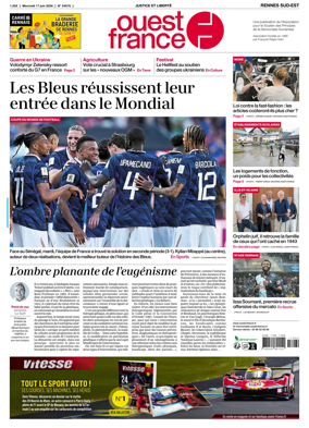 Cover of Ouest-France (Rennes Sud-Est)
