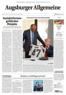 Cover of Augsburger Allgemeine (Land West)