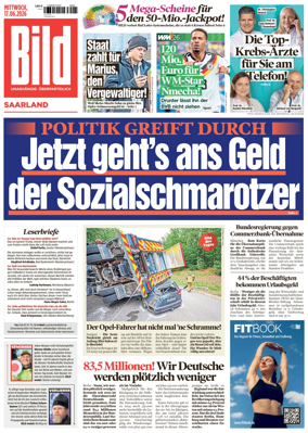 Cover of BILD Saarland