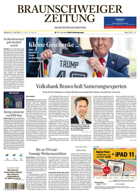 Cover of Braunschweiger Zeitung (Helmstedter Nachrichten)