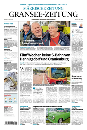 Cover of Gransee-Zeitung