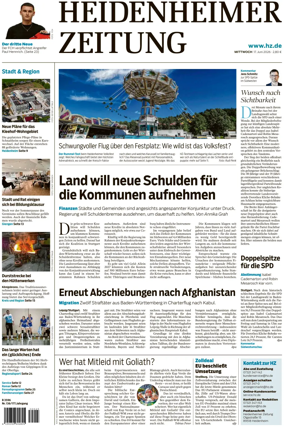 Cover of Heidenheimer Zeitung