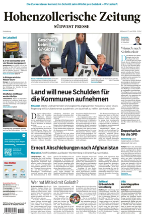 Cover of Hohenzollerische Zeitung