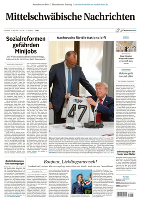 Cover of Mittelschwaebische Nachrichten