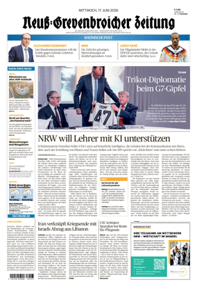 Cover of Neuss-Grevenbroicher Zeitung Neuss