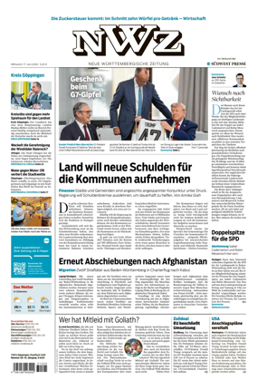 Cover of NWZ – Neue Wurttembergische Zeitung
