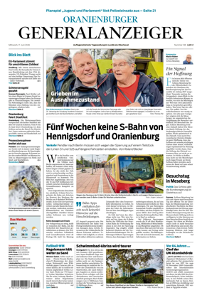 Cover of Oranienburger Generalanzeiger