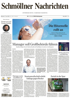 Cover of Ostthuringer Zeitung (Schmolln)