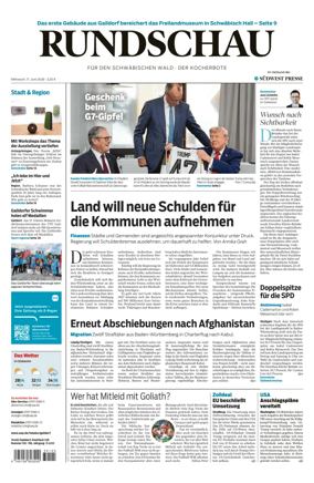 Cover of Rundschau fur den Schwabischen Wald – Der Kocherbote