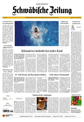 Cover of Schwabische Zeitung (Alb-Donau)