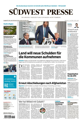 Cover of Sudwest Presse