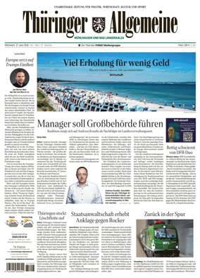 Cover of Thuringer Allgemeine (Muhlhausen und Bad Langensalza)