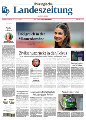 Cover of Thuringische Landeszeitung (Unstrut-Hainich-Kreis)