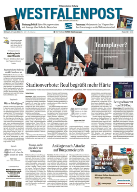 Cover of Westfalenpost (Bad Berleburg Wittgenstein)