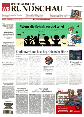 Cover of Westfalische Rundschau (Dortmund-Sud II)
