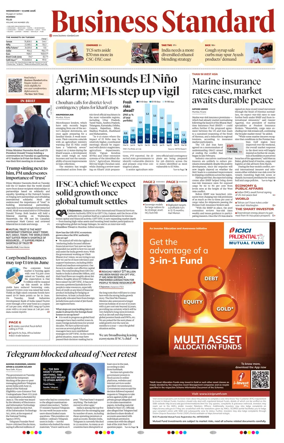 Cover of Business Standard