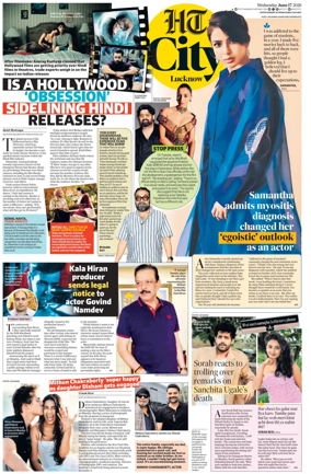 Cover of Hindustan Times (Lucknow) - Live
