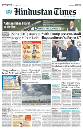 Cover of Hindustan Times Thane
