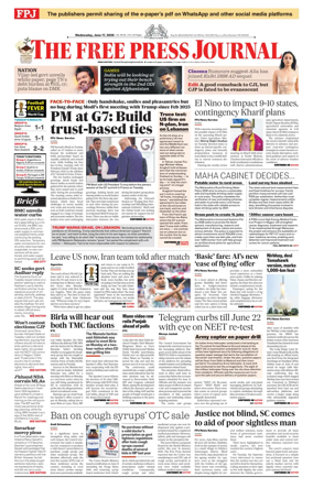 Cover of The Free Press Journal