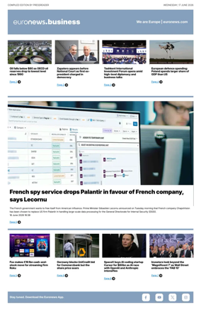 Cover of Euronews Business